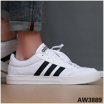 阿迪達(dá)斯（adidas）板鞋AW3889低幫休閑舒適白鞋 40