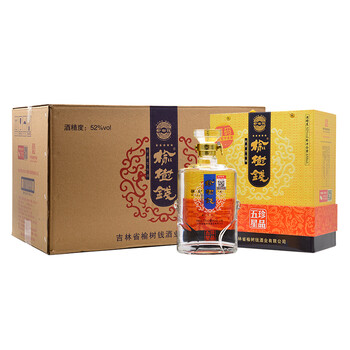 榆樹(shù)錢52度、39度可選650ml 濃香型，濃香