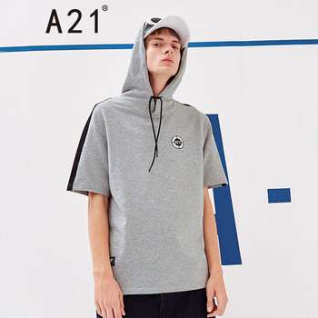 A21 短袖 男士T恤 花灰 S，XL，L，M，XXL