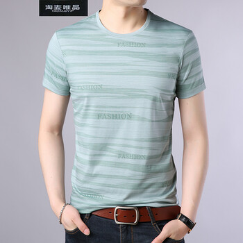 淘麥唯品（TAOMAIVIP） 短袖 男士T恤 綠色 S，XL，L，XXL，M，XXXL
