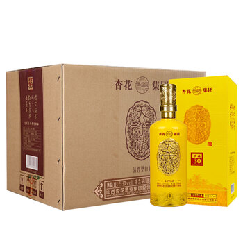 西林杏園53%Vol.375mL-500mL，500mL*6 清香型，清香