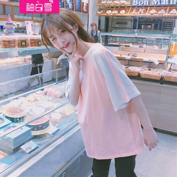 袖白雪  短袖 T恤 女 圓領(lǐng)