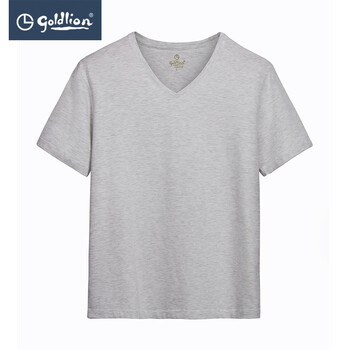 金利來(lái)（Goldlion） 短袖 男士T恤 灰色-38 S，XL，L，XXL，XXXL，M