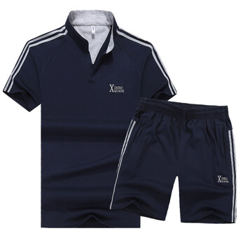 鱷鈮特（ANYTOUR） 短袖 男士T恤 9526深藍(lán) XXL