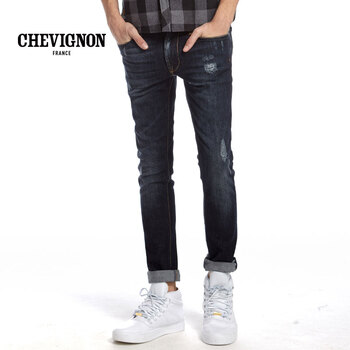 CHEVIGNON 錐形褲 歐美簡約 男士牛仔褲