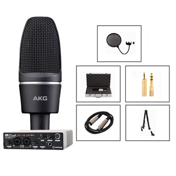 AKG  支撐式 麥克風(fēng) AKG C3000+UR22MK2 聲卡套餐
