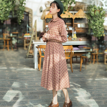 城加（CITYPLUS） 純色 拼接 連衣裙