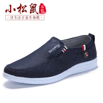 小松鼠（XIAOSONGSHU）男士網(wǎng)鞋藍(lán)色 41