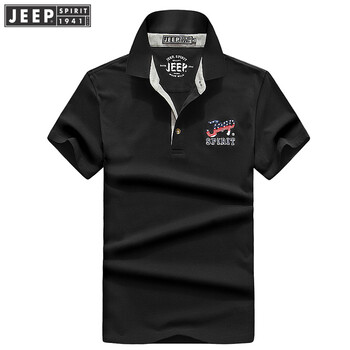 Jeep（吉普） 短袖 男士T恤 黑色 XL，L，M，XXXL，XXL