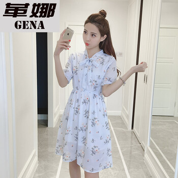 印花連衣裙，穿出甜美少女風