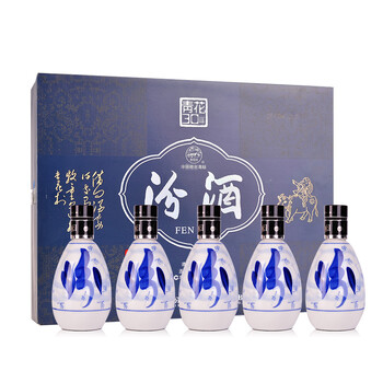 汾酒53度375mL-500mL，100ml*5 清香型，清香