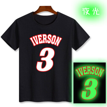 其他品牌 短袖 男士T恤 3艾佛森黑 S，XL，L，XXXL，XXL，M
