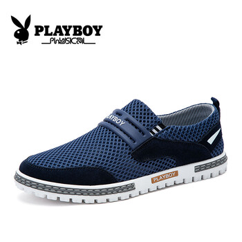 花花公子（PLAYBOY）男士深藍(lán)色（套腳款） 40