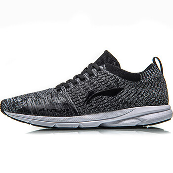 李寧（LI-NING）跑步鞋標(biāo)準(zhǔn)黑/標(biāo)準(zhǔn)白-3 