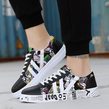 悍臣男士2286黑七彩-單鞋 40