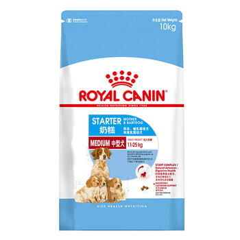 皇家（ROYAL CANIN） 混合味口味離乳期狗糧 中型犬奶糕 10kg