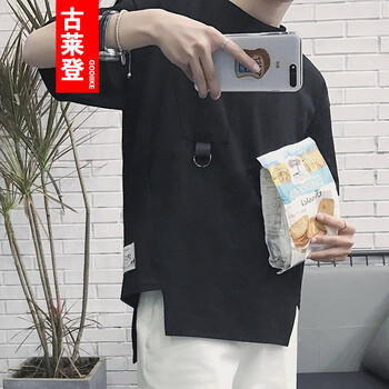 古萊登（GODLIKE） 短袖 男士T恤 黑色. XL，L，M，XXL，XXXL