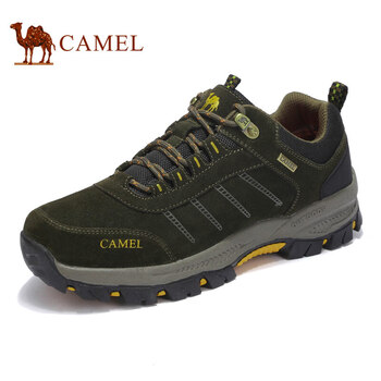 駱駝（CAMEL）男士軍綠/桔黃 42