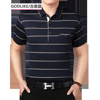 古莱登（GODLIKE） 短袖 男士T恤 短袖1603藏青色 XL，L，XXL，M，XXXL