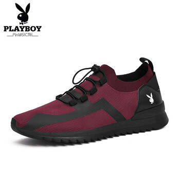 花花公子（PLAYBOY）男士棗紅 39