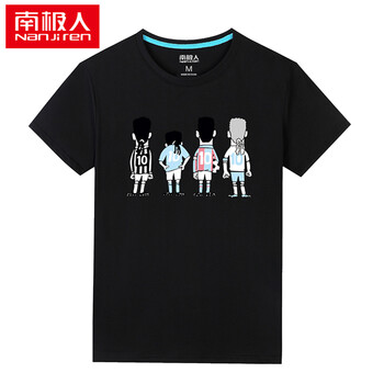 南極人（Nanjiren） 短袖 男士T恤 10號(hào)黑色 
