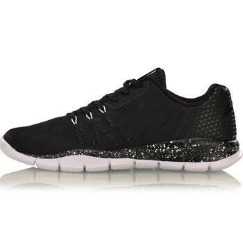 李寧（LI-NING）跑步鞋黑/鐵青灰/白 