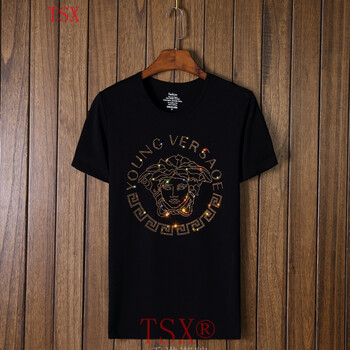 TSX 短袖 男士T恤 1003金鉆黑色 S，XL，L，加大，XXL，XXXL，M
