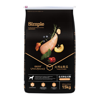 伯納天純 羊肉口味全階段狗糧 火雞&amp;南瓜15kg