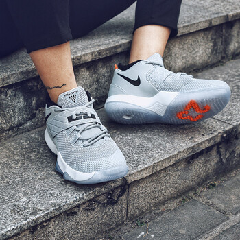 耐克（NIKE）籃球鞋使節(jié)10灰黑AH7580-002 43