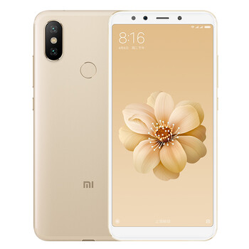 小米（MI） 小米6X 手機(jī) 金色，金色系