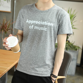 派思途（PAISITU） 短袖 男士T恤 灰色 XL，L，M，XXL，XXXL