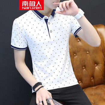 南極人（Nanjiren） 短袖 男士T恤 白色8955 XL，L，M，XXXL，XXL