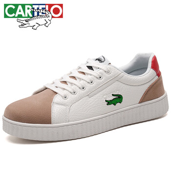 卡帝樂(lè )鱷魚(yú)（CARTELO）男士白棕 41