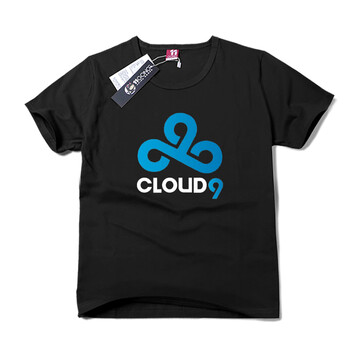 十一宮 短袖 男士T恤 CLOUD9-黑 