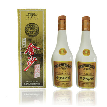 金沙回沙酒48度375mL-500mL，500ml 醬香型，醬香