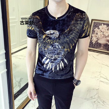古萊登（GODLIKE） 短袖 男士T恤 老鷹 S，XL，L，M，XXL，XXXL