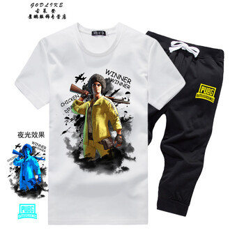 古萊登（GODLIKE） 短袖 男士T恤 套裝2白 