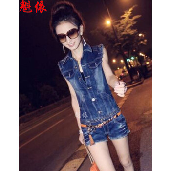 魁依  靴褲 女 短褲 休閑褲