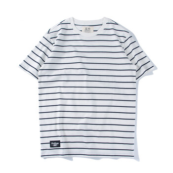 熊貓·本（ben.panda） 短袖 男士T恤 白條紋 