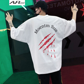 AR 五分袖 男士T恤 白色 XL，L，XXL，M，XXXL