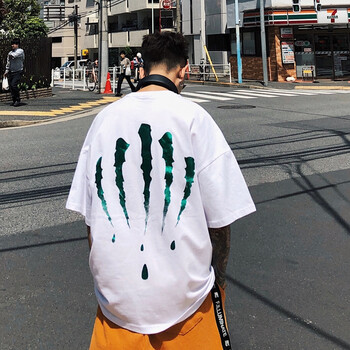 SuaMoment 短袖 男士T恤 白色三代綠爪 