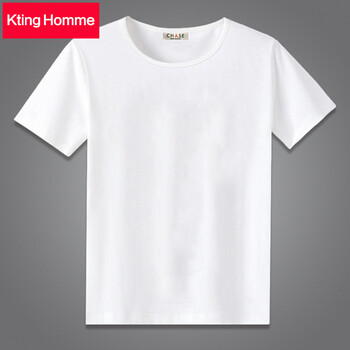 KtingHomme 短袖 男士T恤 白色純白T(無(wú)定制) S，XL，L，XXXL，XXL，M