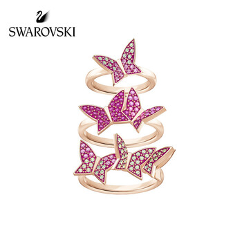 施華洛世奇（SWAROVSKI）戒指合金/仿水晶，合金/鍍銀/鍍金