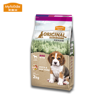 麥富迪（Myfoodie） 鴨肉口味全階段狗糧 鴨肉+蛋黃通用型幼犬2kg