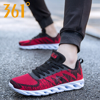 361度跑步鞋烏黑色/F1紅 39，40，41，42，43