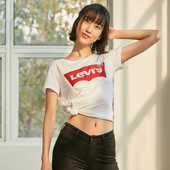 李維斯（Levi's） 印花 短袖 T恤 女 圓領(lǐng)