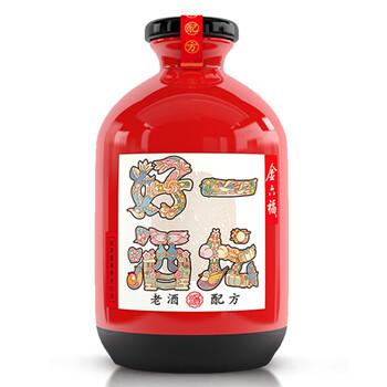 金六福40.8%Vol375mL-500mL，500mL 兼香，兼香型