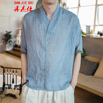 丹杰仕（DAN JIE SHI） 短袖 男士T恤 天藍(lán) 