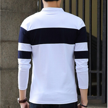 三彩馬 長(cháng)袖 男士T恤 紅色 