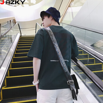Jazky 短袖 男士T恤 綠色 XL，L，XXXL，XXL，M